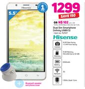 Hisense Dual Sim Smartphone Infinity U989 S With Free Bluetooth Speaker & Phone Cover