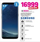 Samsung Dual Sim Smartphone Galaxy Note 8 Black