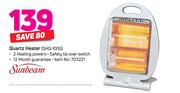 Sunbeam Quartz Heater SHQ-100G