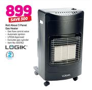 Logik Roll About 3 Panel Gas Heater