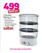 Salton 3 Tier Food Steamer SFS-100