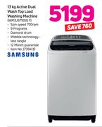 Samsung 13 kg Active Dual Wash Top Load Washing Machine  WA13J5710SGF