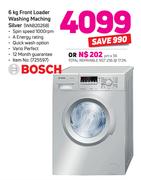 Bosch 6kg Front Loader Washing Machine (Silver) WAB20268