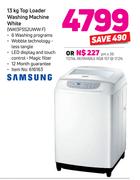 Samsung 13 kg Top Loader Washing Machine (White) WA13F5S2UWWF
