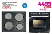 Defy 60cm Oven And Solid Hob (Black) DCB006