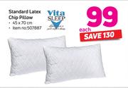 Vita Sleep Standard Latex Chip Pillow-Each