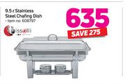 Tissolli 9.5Ltr Stainless Steel Chafing Dish