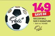 Peli Soccer Ball Size 5 Signature