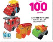 Kid Connection Assorted Block Sets-Per Set