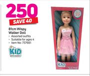 Kid Connection 81Cm Wispy Walker Doll 