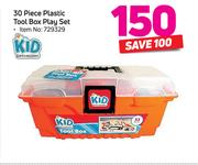 Kid Connection 30 Piece Plastic Tool Box Play Set