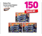 Adventure Wheels Police Fire Construction Station