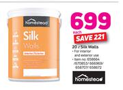 Homestead 20Ltr Silk Walls-Each
