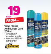 Shield Vinyl Plastic And Rubber Care 200ml-Each