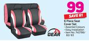 1st Gear 6 Piece Seat Cover Set 