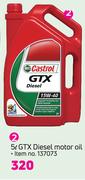 Castrol GTX Diesel Motor Oil-5Ltr