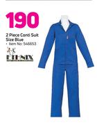 Ethnix 2 Piece Conti Suit Size Blue