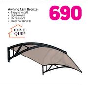 Home Quip Awning 1.2m Bronze