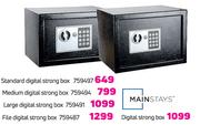 Mainstays Large Digital Strong Box 759491
