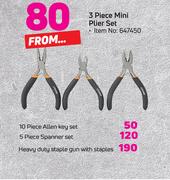 3 Piece Mini Plier Set