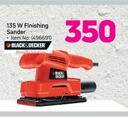 Black & Decker 135 W Finishing Sander