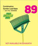 Lasher Combination Garden Leaf Rake
