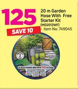 20m Garden Hose With Free Starter Kit MD2012WF