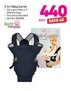 Soft Begginnings 3 In 1 Baby Carrier-Each