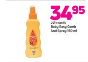 Johnson's Baby Easy Comb And Spray-150ml