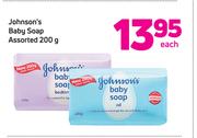 Johnson's Baby Soap Assorted-200g Each