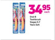Oral-B Toothbrush Stages 5-7 Years Soft-Each