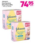 Johnson's Extra Sensitive Baby Wipes 288's-Each
