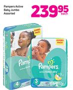 Pampers Active Baby Jumbo-Each