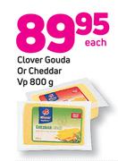 Clover Gouda Or Cheddar Vp 800g