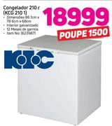 KIC Congelador 210L KCG 210 1