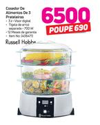 Salton cozedor de alimentos de 3 prateleiras