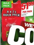 Coca Cola (Regular Only)-4 x 2Ltr Bulk Pack
