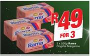 Rama Original Margarine-3 x 500g