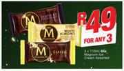 Ola Magnum Ice Cream Assorted-3 x 110ml