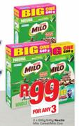 Nestle Milo Cereal/Milo Duo-3 x 600g/640g