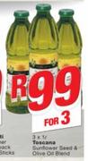 Toscana Sunflower Seed & Olive Oil Blend-3 x 1Ltr