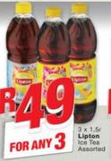 Lipton Ice Tea Assorted-3 x 1.5Ltr