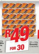 Roundy Crackers-30 x 33g