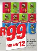 Pringles Chips Assorted-12 x 42g