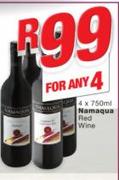 Namaqua Red Wine-4 x 750ml