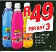 Plush All Purpose Cleaner Assorted-3 x 1Ltr