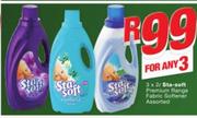 Sta-Soft Premium Range Fabric Softener Assorted-3 x 2Ltr