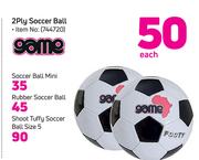 Game 2 Ply Soccer Ball-Each