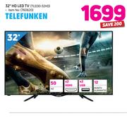 Telefunken 32" HD LED TV TLEDD-32HD