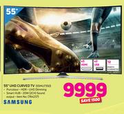 Samsung 55" UHD Curved TV 55MU7350